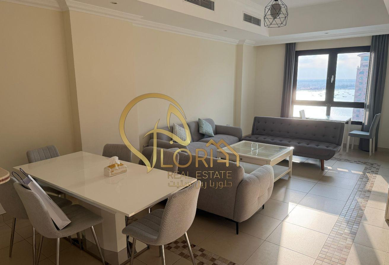 Amazing Furnished 1BHK In The Pearl for Just 7K! - Apartment in East Porto Drive