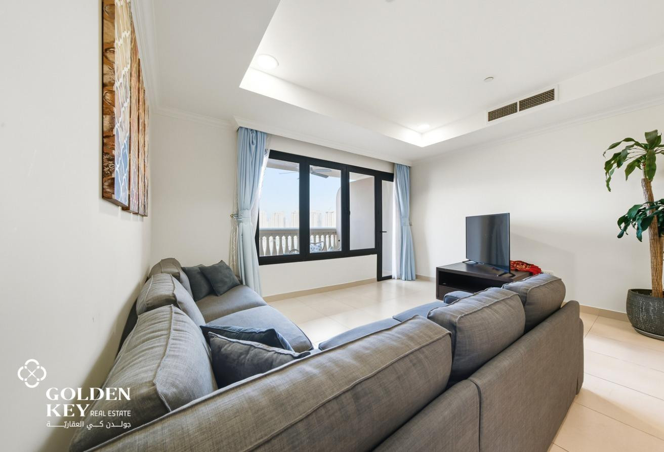 Marina View | Furnished 2BR for Rent| Porto Arabia
