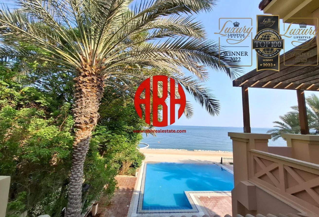 LUXURY BEACHFRONT VILLA | 4BR +MAID | PRIVATE POOL - Villa in The Pearl