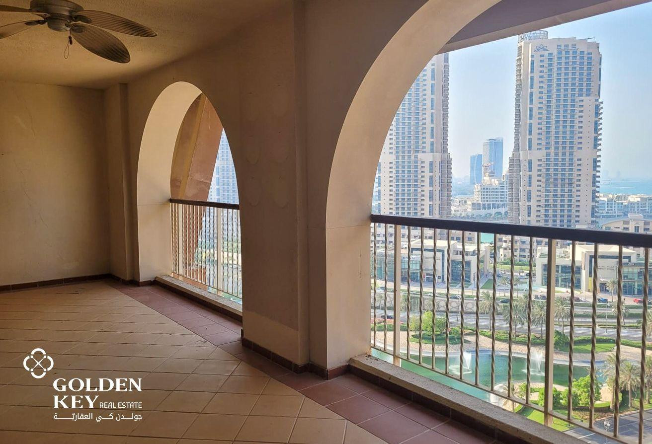 Semi-Furnished 2BHK with Balcony| Porto Arabia