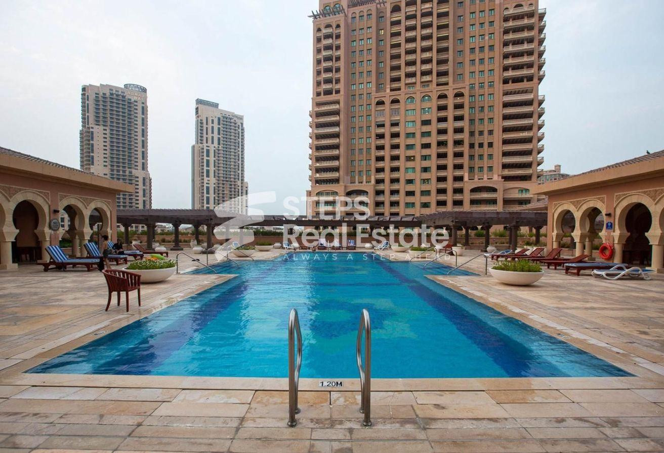 Semi-furnished Apartment for Sale in The Pearl - Apartment in Tower 7 (Ferrari Tower)