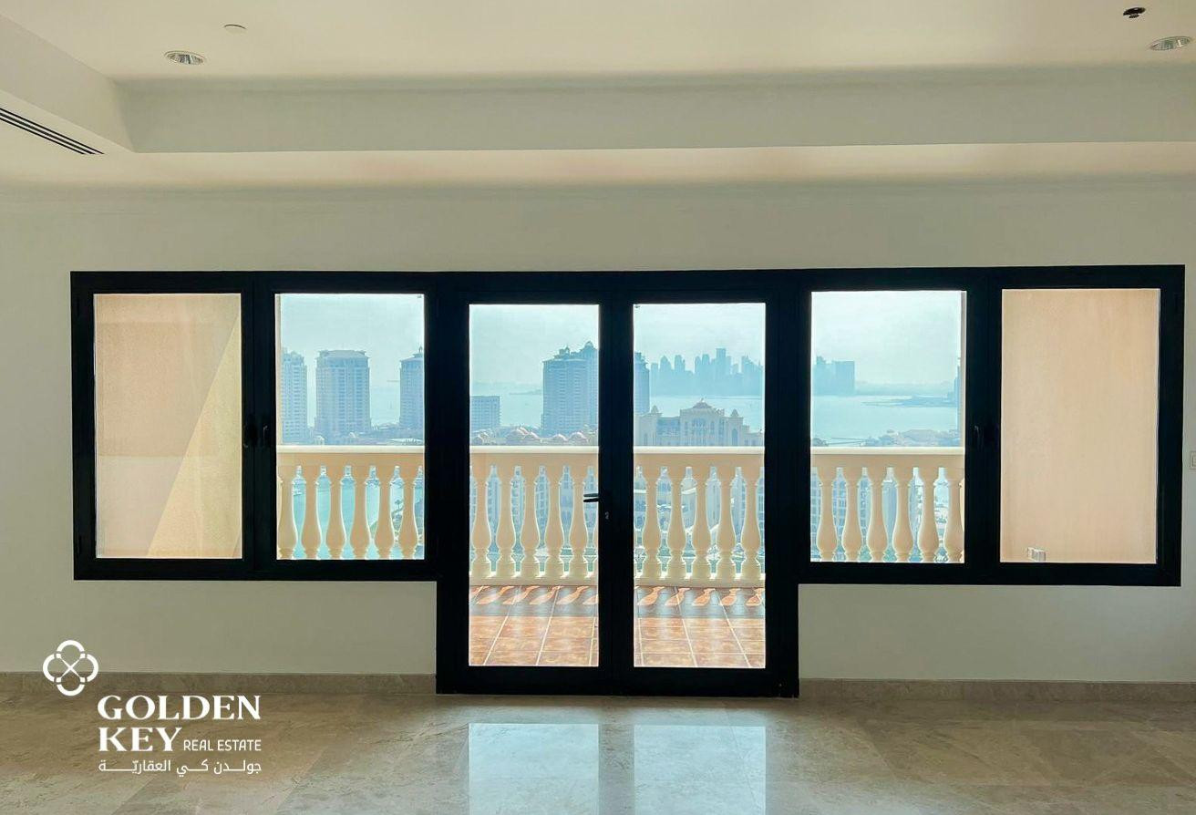 Full Marina View | Semi-Furnished 2BR with Balcony - Apartment in West Porto Drive