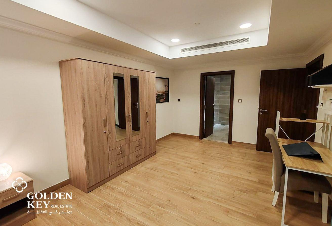 Furnished 2BR with Balcony for Rent | Porto Arabia - Apartment in West Porto Drive