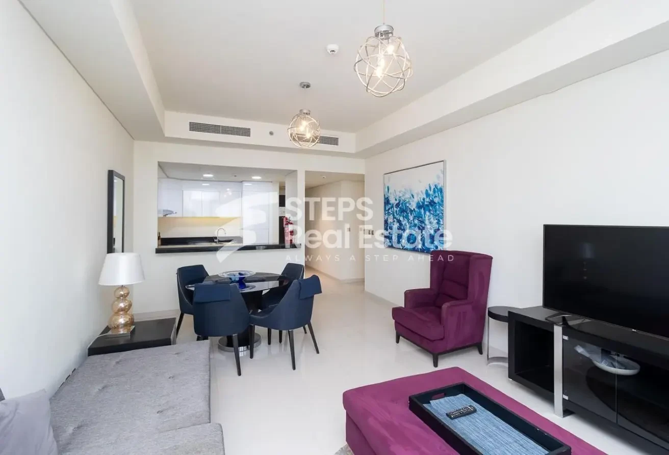 Luxury Apartment with Sea View for Rent in Lusail - Apartment in Burj DAMAC Waterfront