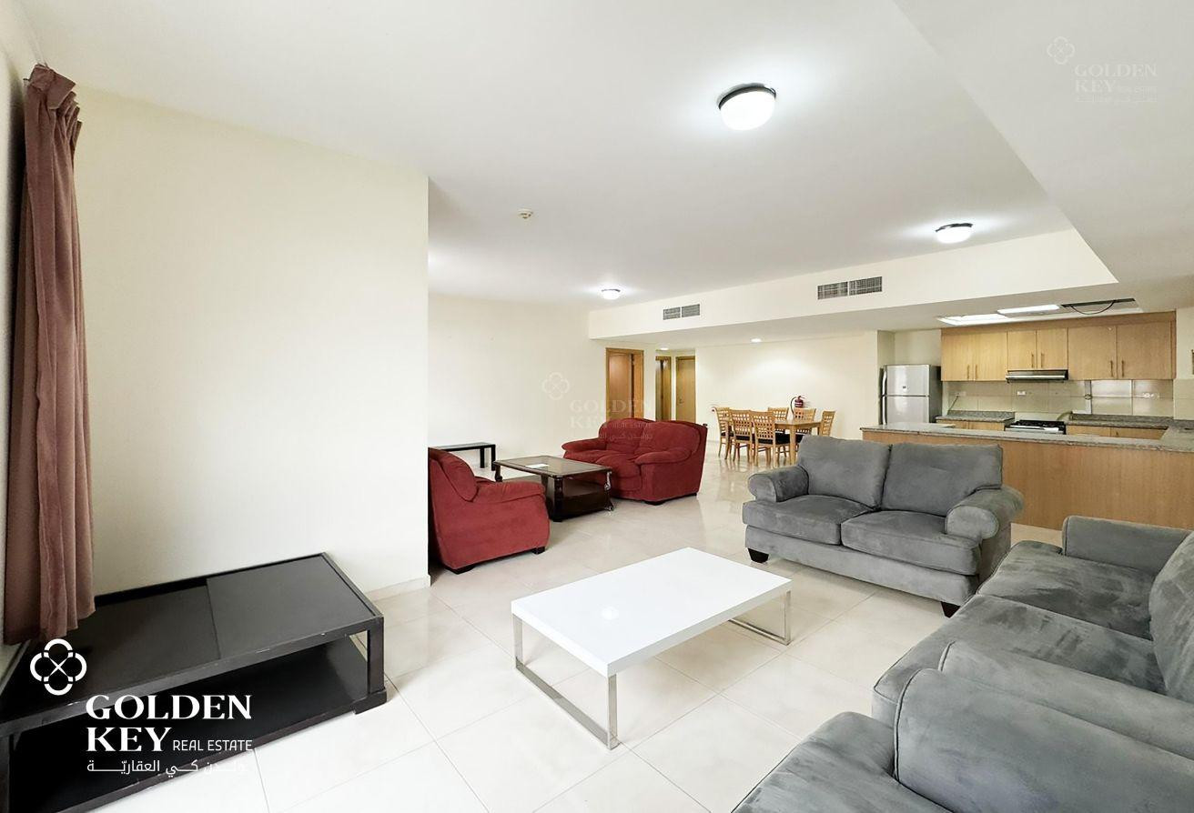 Furnished 3BHK with 2 Balconies | Large Layout - Apartment in Fox Hills