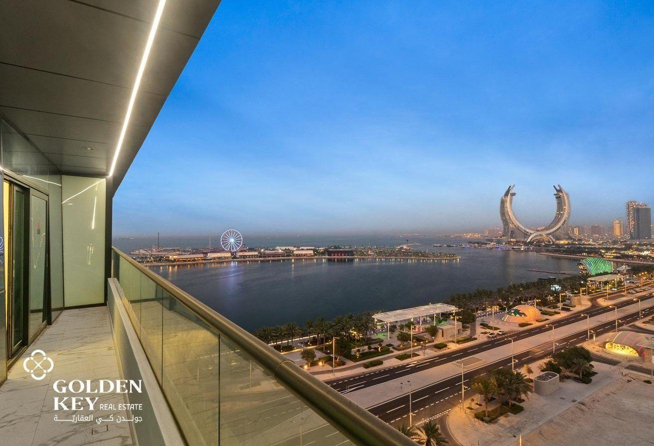 Luxury Furnished 2BR | Ready to Move In | Sea View - Apartment in Lusail Residence