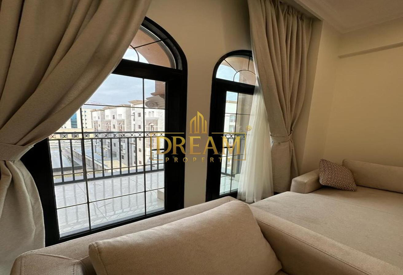 Balcony| Modern 1 BHK| FF| In Fox Hills Lusail