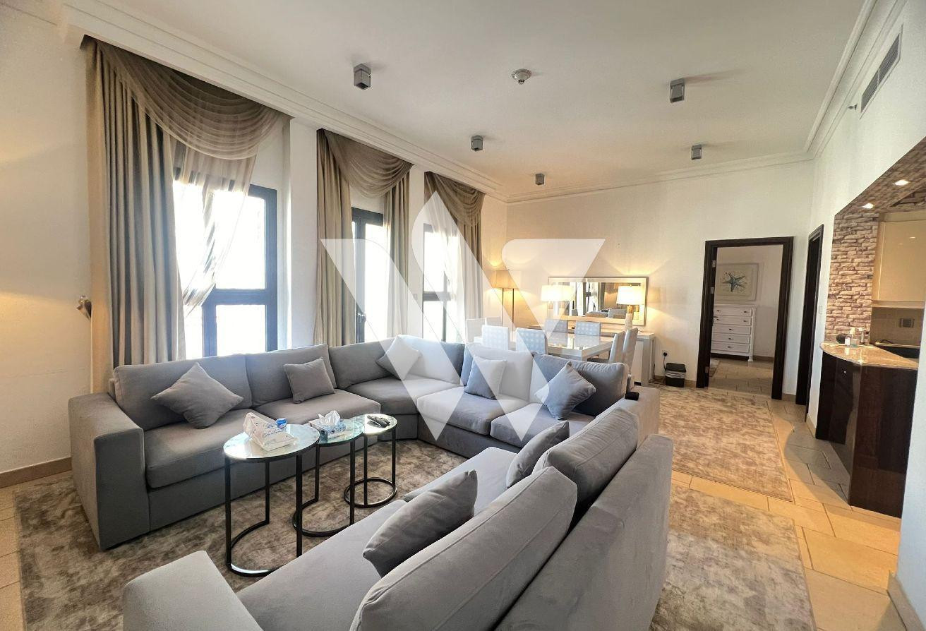Stylish 1BHK Qanat Quartier w/Balcony | 1.35M