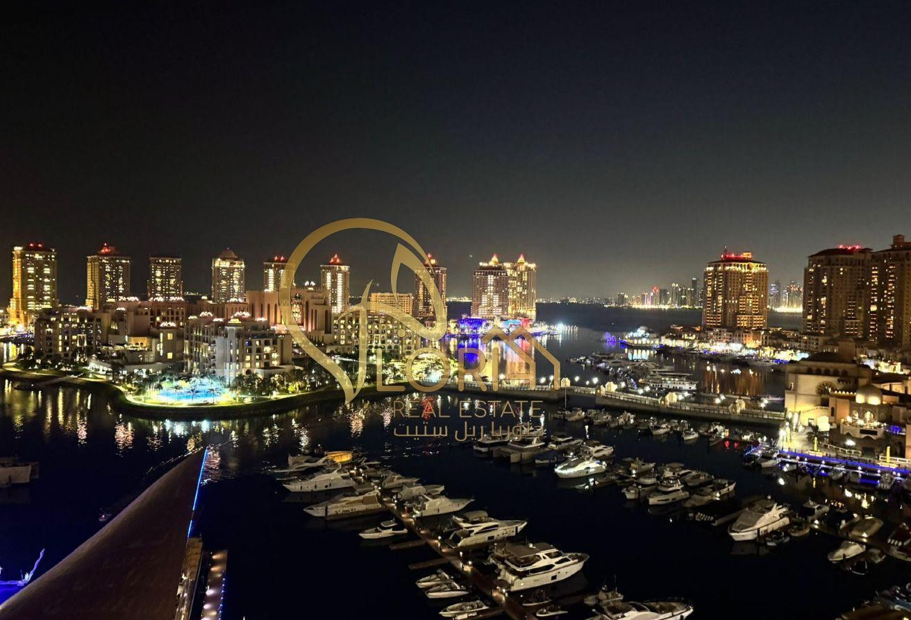 Luxury Furnished 3BHK+maid w/2 Balconies|The Pearl - Apartment in East Porto Drive