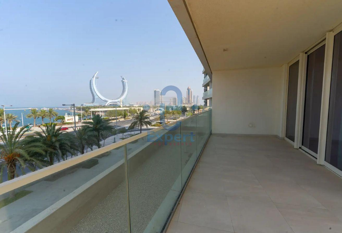 Spacious Deluxe 1BR Apt with Balcony and Sea View - Apartment in Lusail Residence