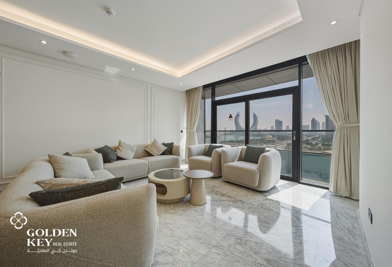 Fully Furnished | 2BR+Balcony| Marina View |Lusail - Apartment in Lusail Residence