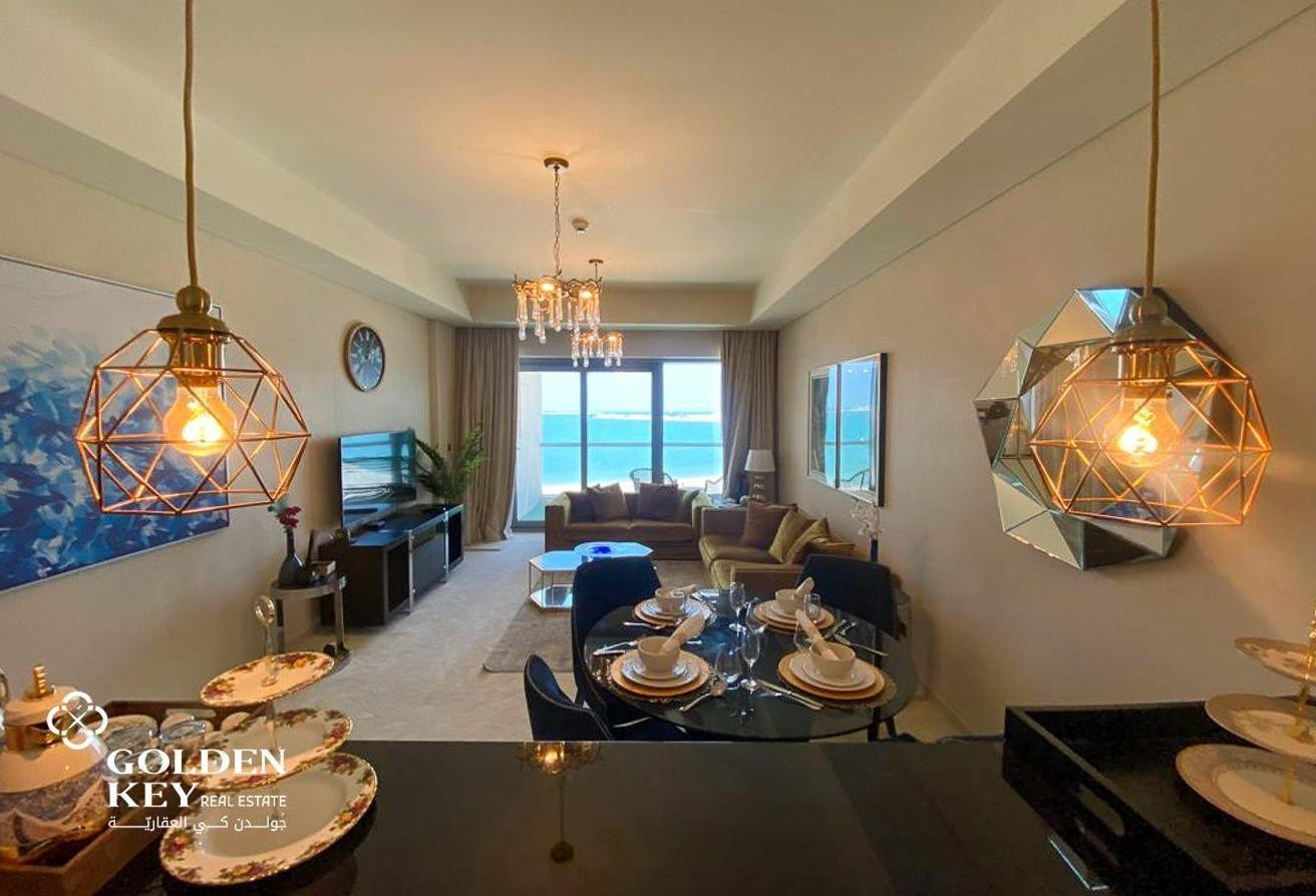 Sea View ✅ Furnished 2BR+ Balcony ✅ Prime Location - Apartment in Burj DAMAC Waterfront