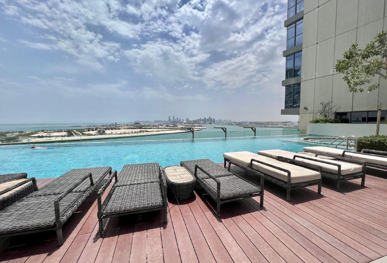sea view_Amazing 2 bedrooms_seef lusail - Apartment in Seef Lusail