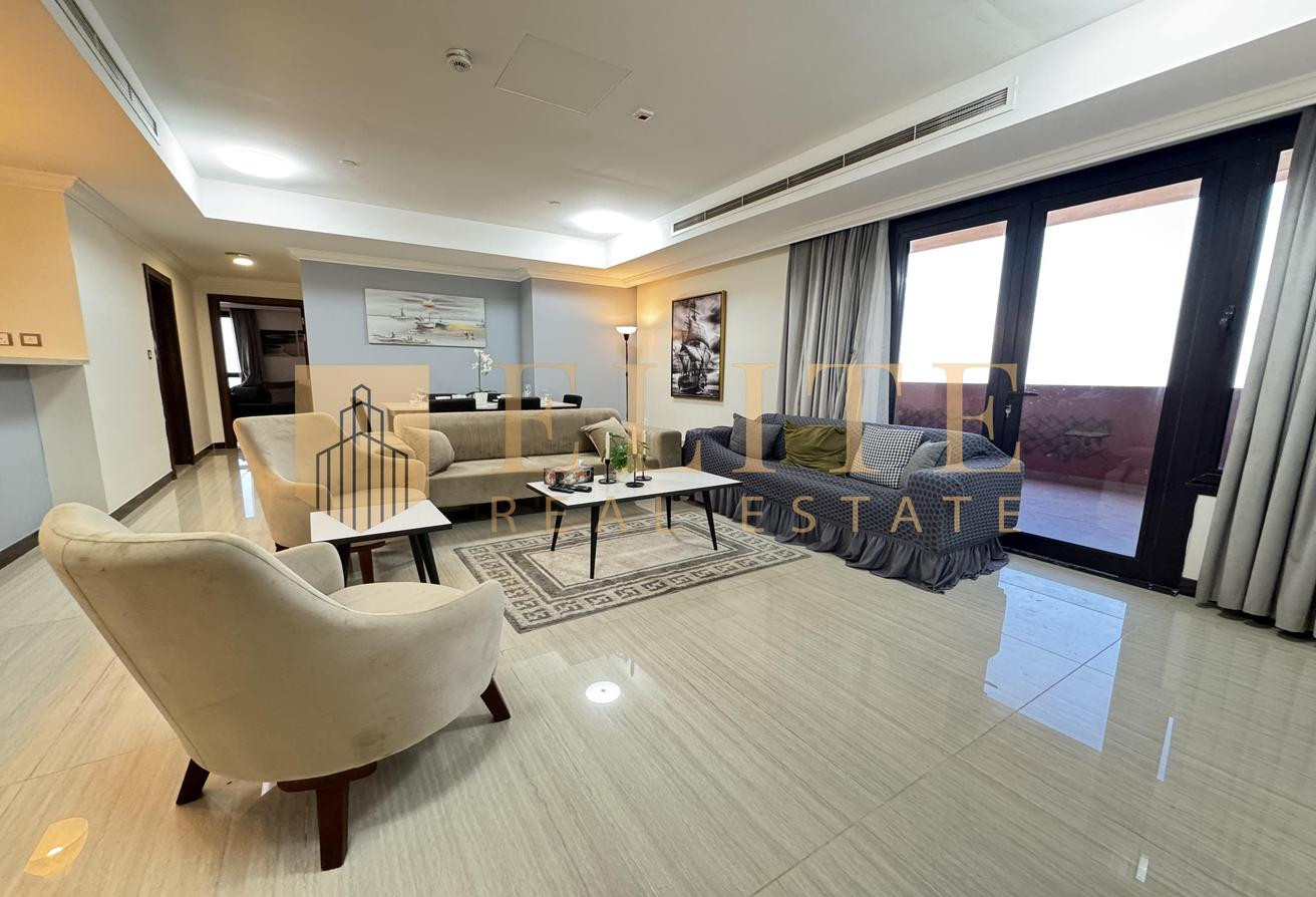 Stylish 2-Bedroom with Balcony | Partial Sea View - Apartment in West Porto Drive