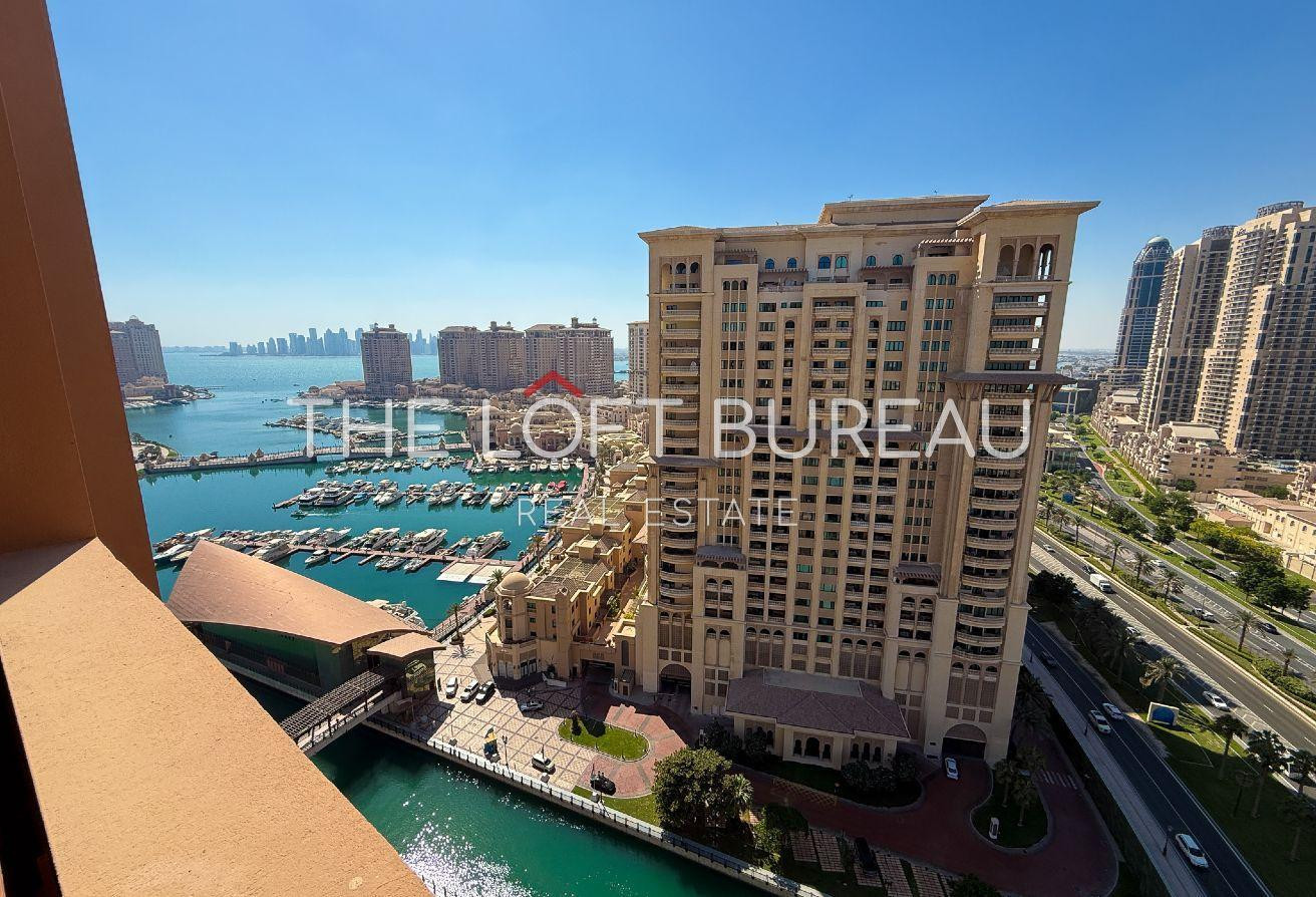 Luxury Furnished 1BHK in The Pearl | 8.5K Incl.