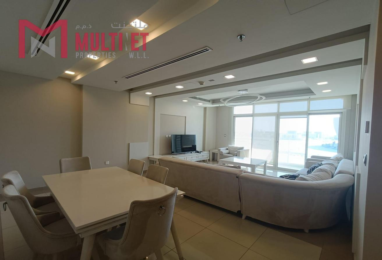 Bills Included | Elegant 3 BHK FF in Lusail City - Apartment in Al Erkyah City