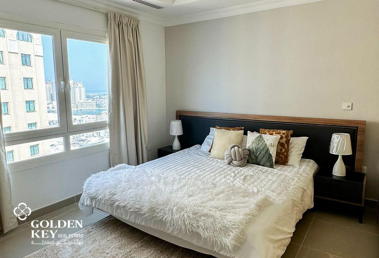 Ready 1 Bedroom for Rent | FF | Porto Arabia - Apartment in West Porto Drive