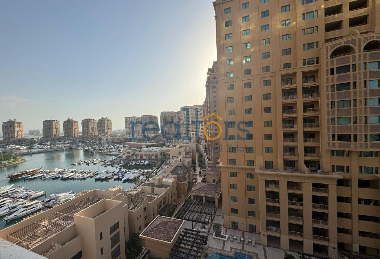 1BR Furnished Apt | Partial Marina View | Rented - Apartment in Tower 14