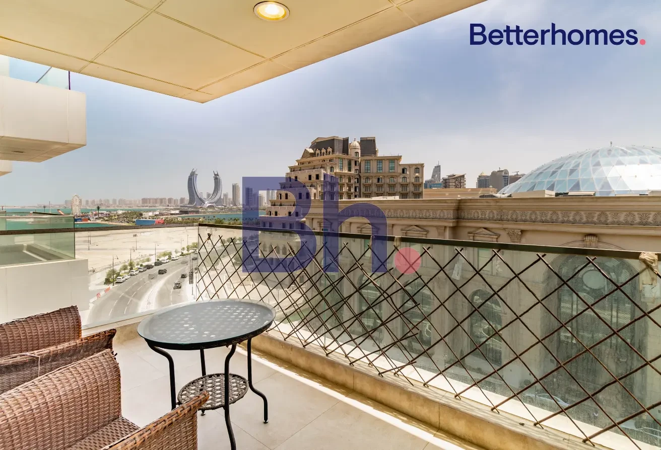 1BR MODERN LAYOUT | BALCONY VIEW OF PLACE VENDÔME - Apartment in Lusail Residence