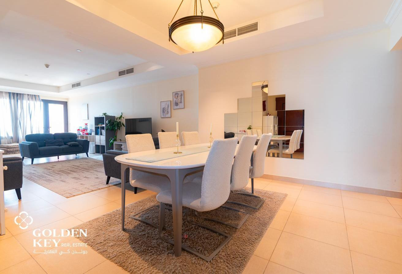 Sea View | Luxurious 2BR | Fully Furnished - Apartment in West Porto Drive