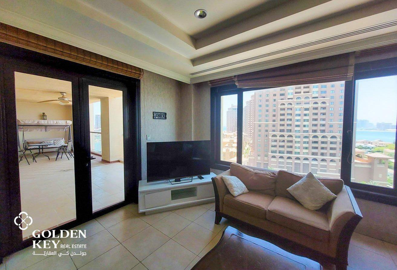 Ready to Move| Furnished 2BR+Balcony| Title Deed