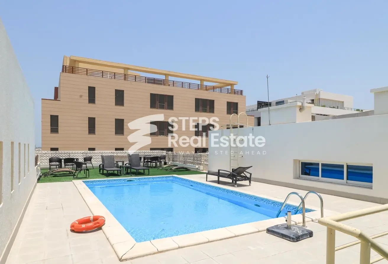 SF 2BR Apartment with Backyard in Lusail - Apartment in Residential D5