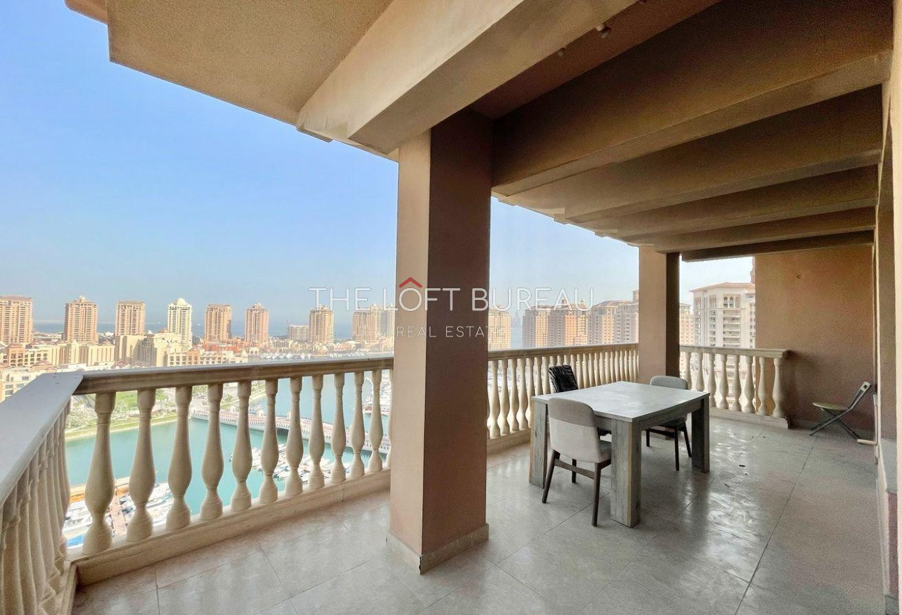 BEST RENT I MARINA VIEW I MODERN SPACIOUS 3BR+MAID - Apartment in West Porto Drive
