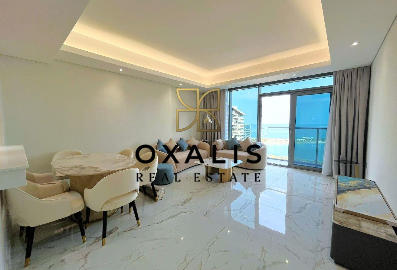 PANORAMIC SEA VIEW | FURNISHED 1 BHK + BALCONY - Apartment in Marina Tower 07