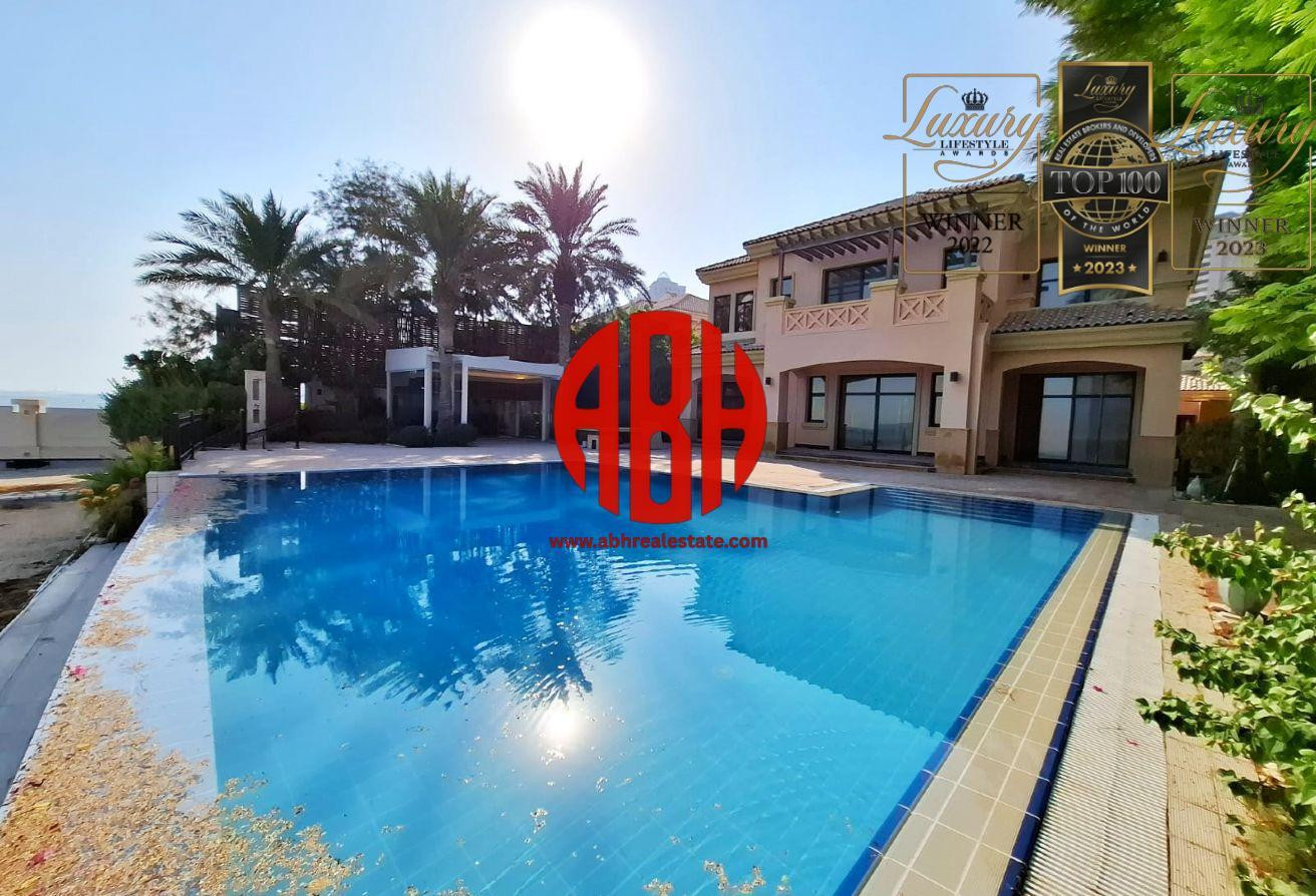 LUXURY BEACHFRONT VILLA | 4BR +MAID | PRIVATE POOL - Villa in The Pearl