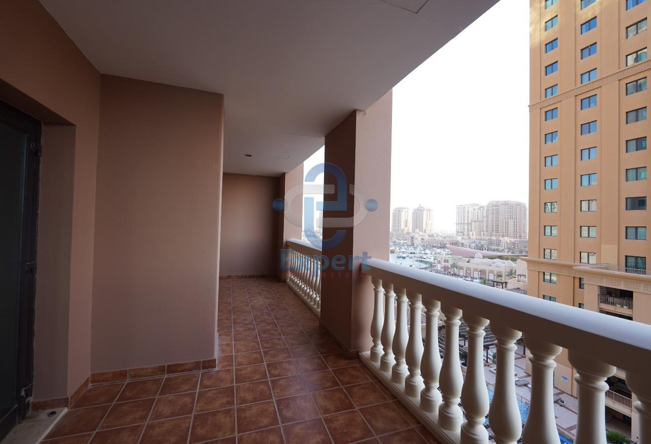 1BHK w/ Terrace side Marina View |Semi-Furnished - Apartment in West Porto Drive