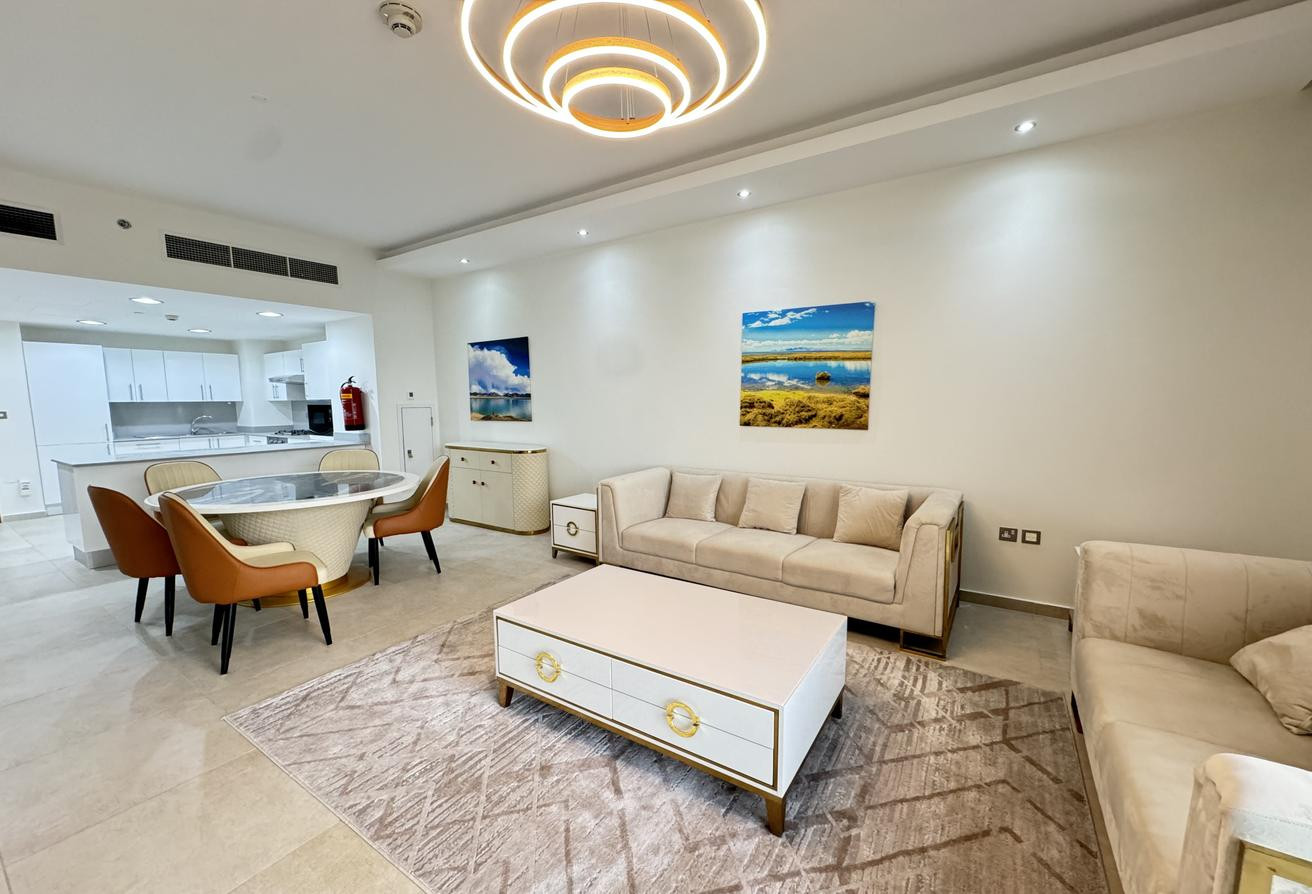 Amazing 1 Bedroom, Fully Furnished - Sea View - Apartment in Lusail Residence