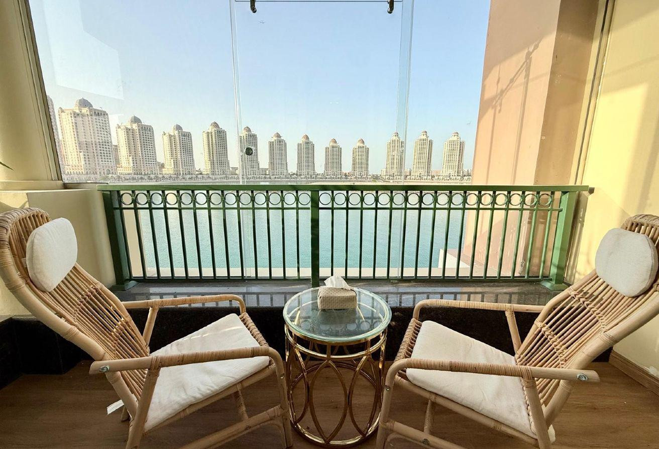 Modern 1-Bedroom Apartment | The Pearl | QAR 9000