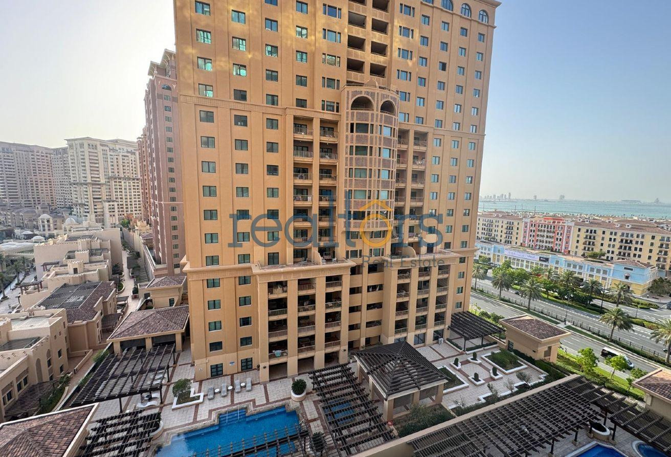1BR Furnished Apt | Partial Marina View | Rented - Apartment in Tower 14