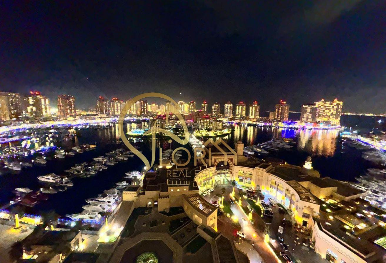 Spacious 3BHK In The Pearl w/City+Marina View|15K - Apartment in East Porto Drive