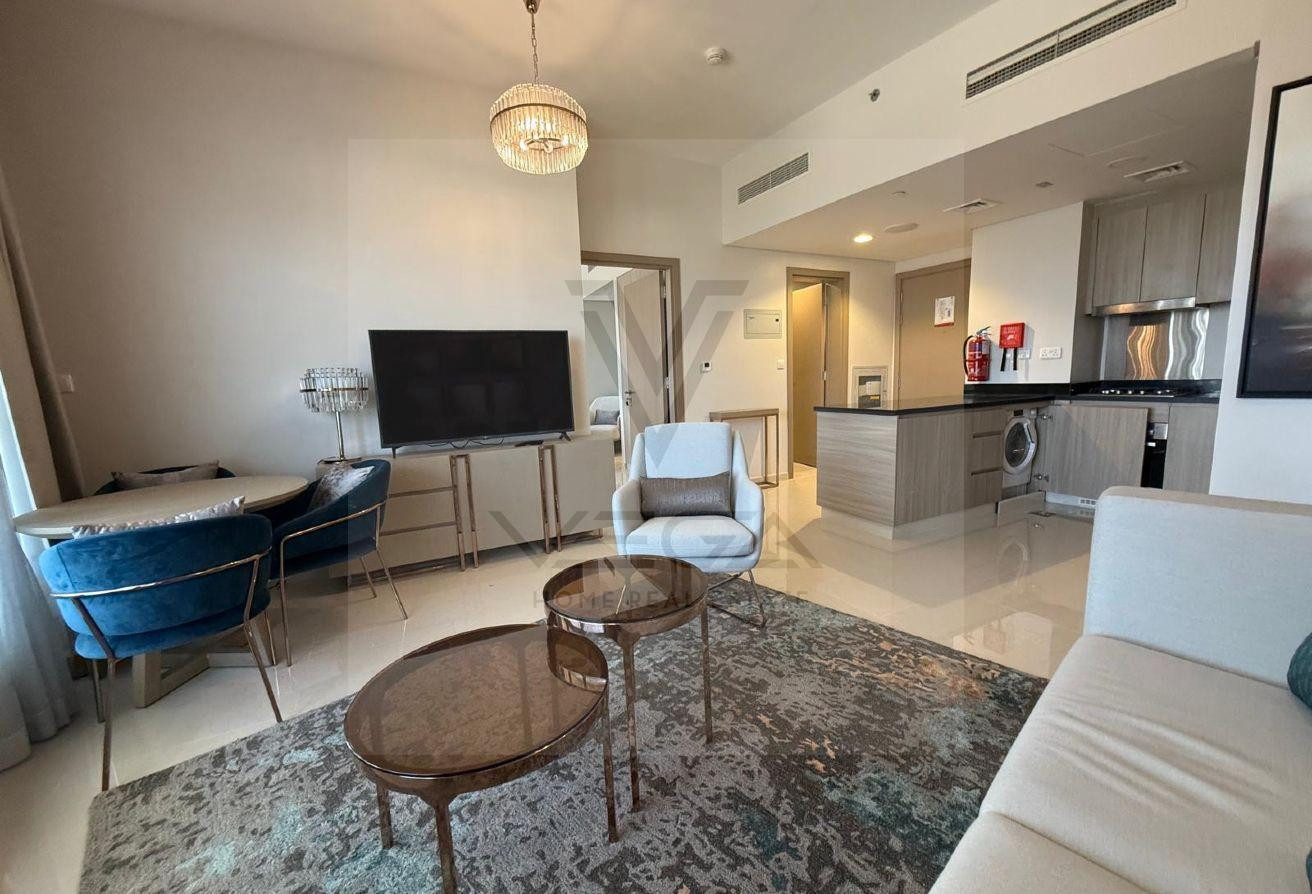 Furnished 2BR in Burj DAMAC | Sea View | - Apartment in Burj DAMAC Waterfront