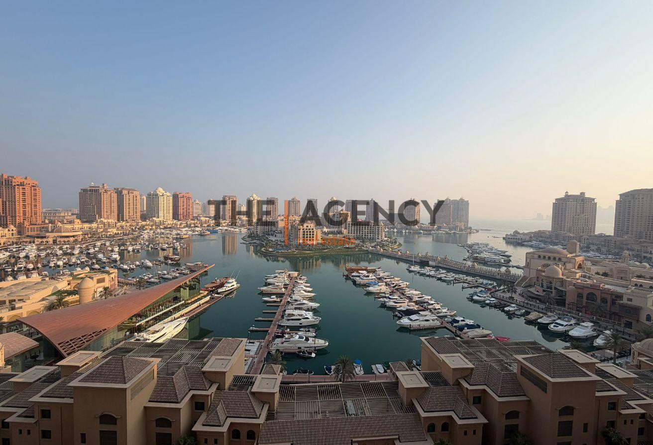 Full marina view 2 bedroom in P Aribia - Apartment in Two Porto Arabia