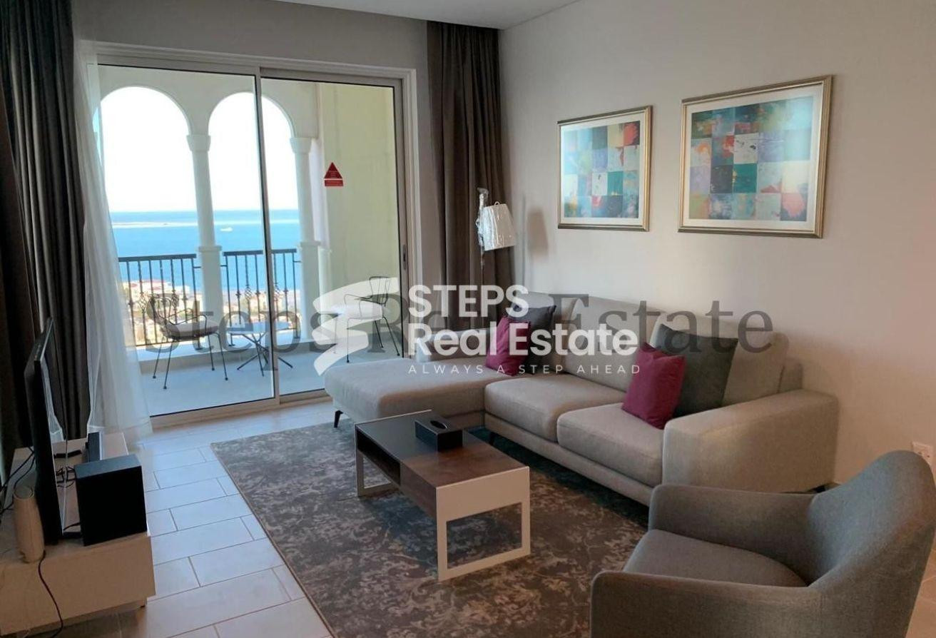 Fully Furnished 1 BHK Apartment in The Pearl - Apartment in Viva West