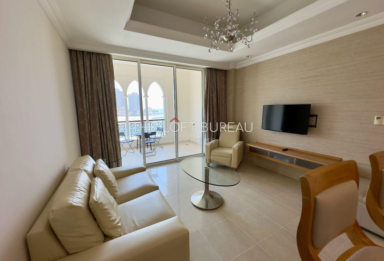 1BR Sea View | Balcony | Bills Incl | Great Offer - Apartment in Viva West