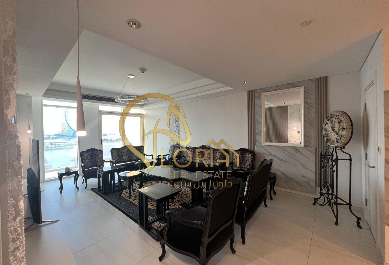 Luxuriously Furnished 2BHK+Maid Gewan Island|13K - Apartment in Gewan Island
