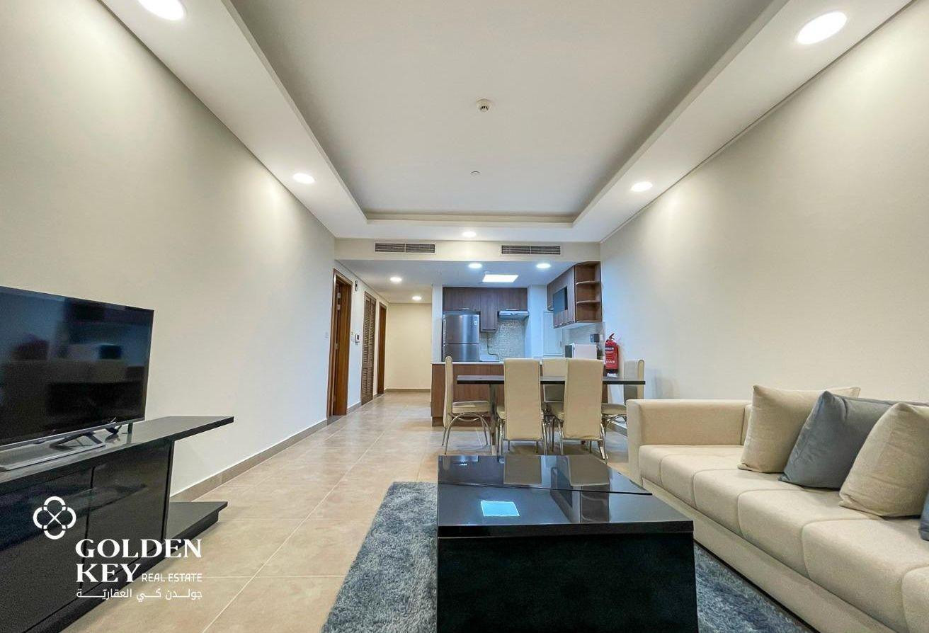 Furnished 2BHK with Balcony| Open Layout| Lusail - Apartment in Al Erkyah City