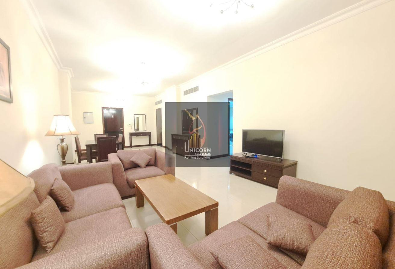 Well-Maintained 2-Bedroom|Furnished|Balcony - Apartment in Al Sadd Road
