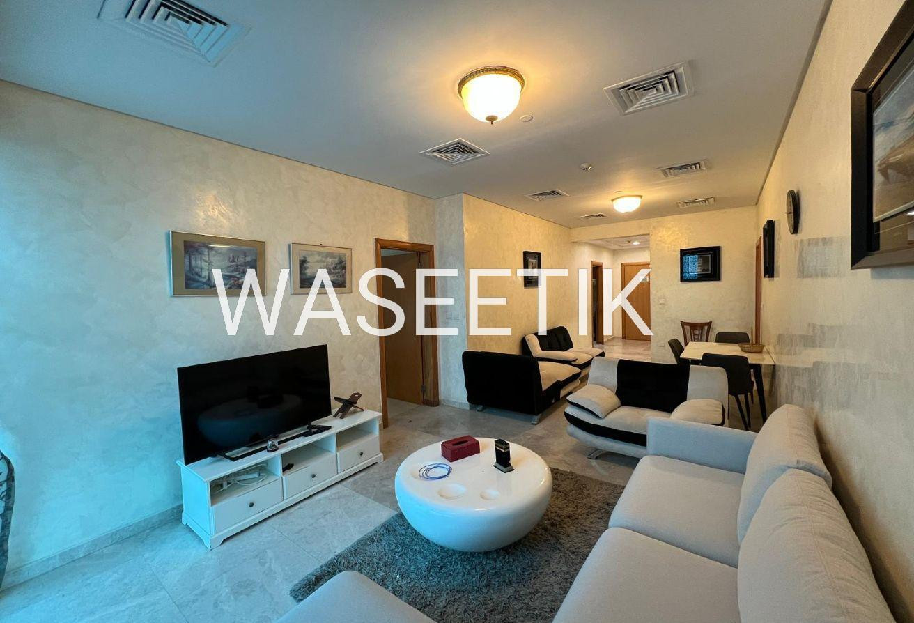 2 BHK+Maid Room Semi-Furnished in ZigZag 7.5K