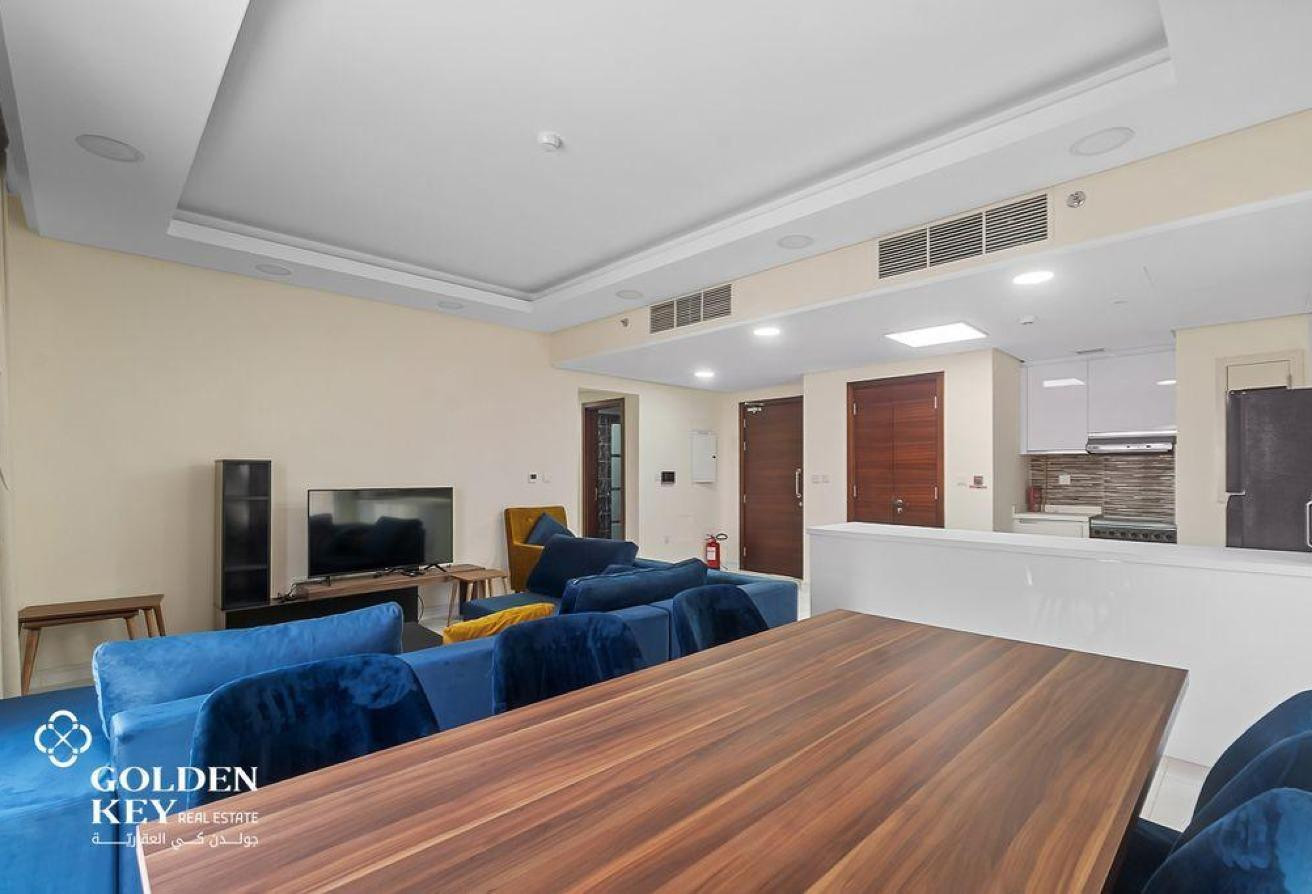 Ready Furnished 2BR+Maid with Balcony| Lusail - Apartment in Al Erkyah City