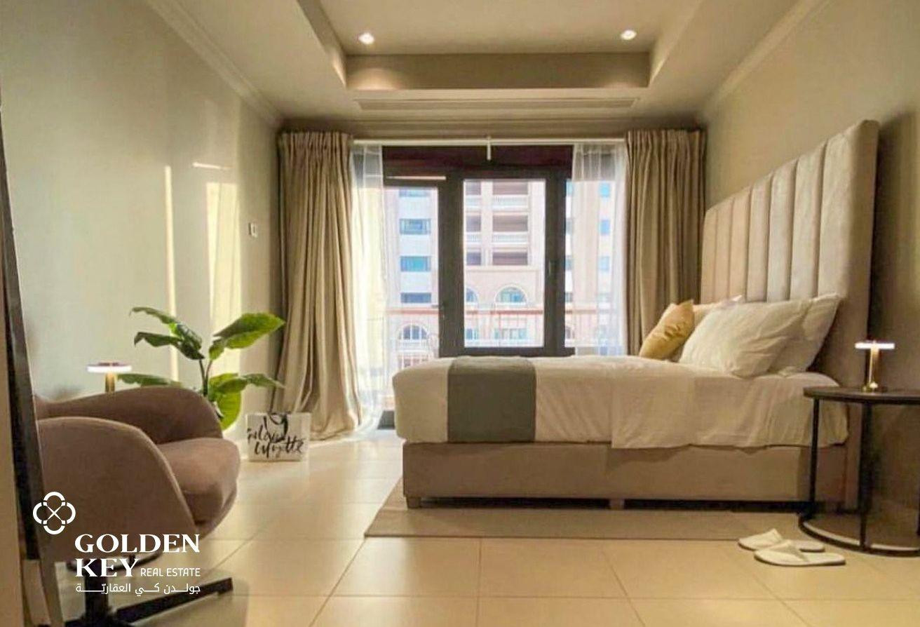 Furnished 1BR+Office w/ Balcony| Porto Arabia - Apartment in West Porto Drive