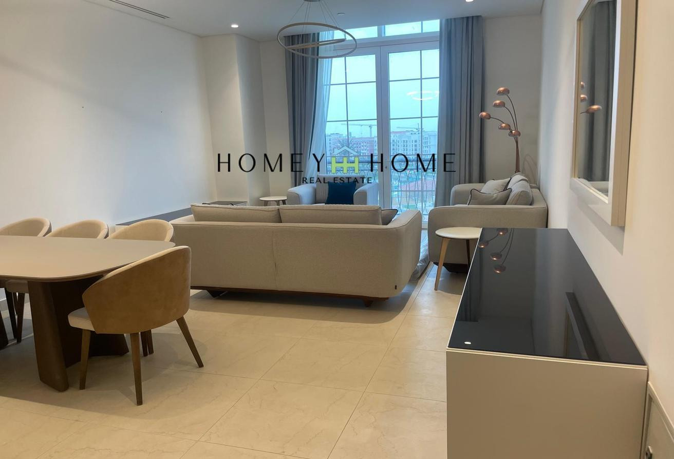 Fully Furnished 1BHK with Full Sea View in Pearl