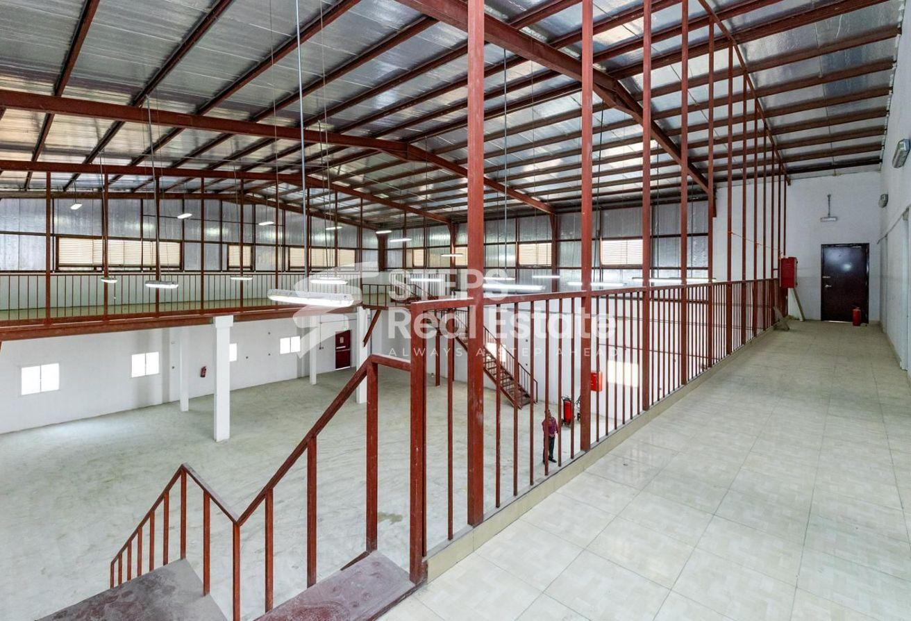 700 SQM Licensed Garage with Offices - Labor Camp in Industrial Area