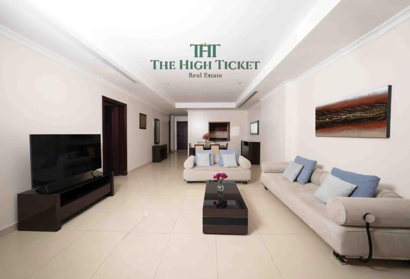 Lavish |1BHK | FF | Balcony | Including Qatar Cool - Apartment in West Porto Drive