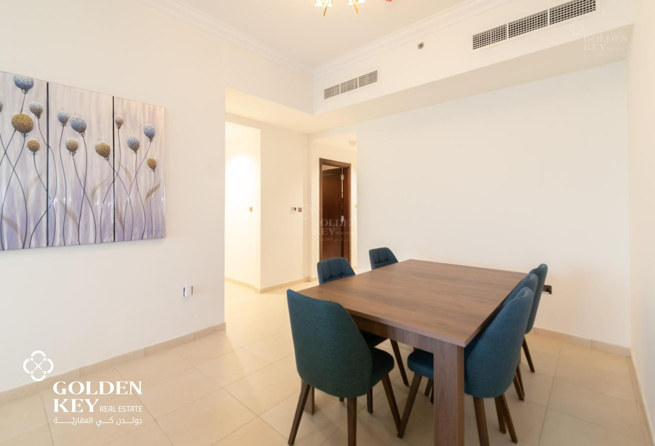 Bills Included | Semi Furnished 3BHK | Sea View - Apartment in Marina Residences 195