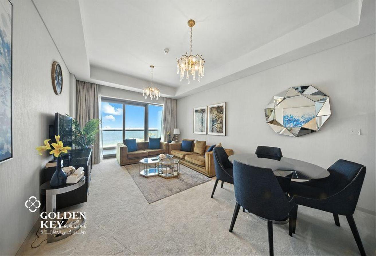 Sea View ✅ Furnished 2BR+ Balcony ✅ Prime Location - Apartment in Burj DAMAC Waterfront