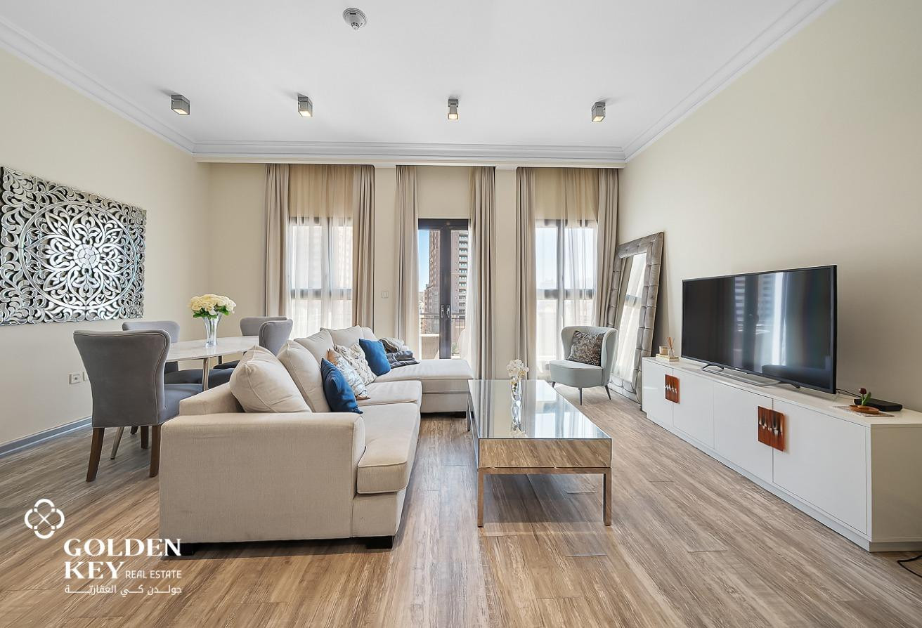 Elegant 1BHK with Balcony for Sale| Qanat Quartier - Apartment in Nobili